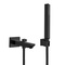 Matte Black Wall Mounted Tub Spout Set with Hand Shower